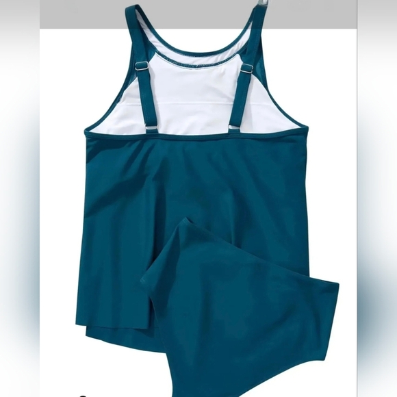 SUUKSESS Teal Halter Tankini Set #645 NWOT - Picture 6 of 10